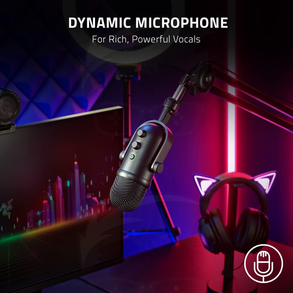 Razer Seiren V2 Pro USB Microphone for Streaming and Gaming Razer Seiren V2 Pro USB Microphone for Streaming and Gaming
